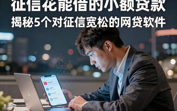 征信花能借的小额贷款，揭秘5个对征信宽松的网贷软件