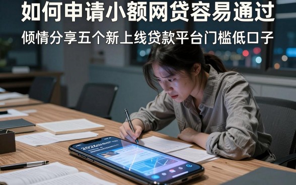 如何申请小额网贷容易通过，倾情分享五个新上线贷款平台门槛低口子