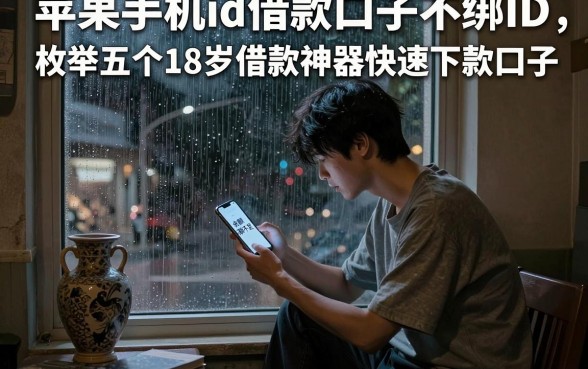苹果手机id借款口子不绑ID，枚举五个18岁借款神器快速下款口子