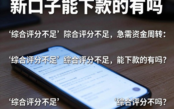 新口子能下款的有吗,规整五个无视评分的贷款软件