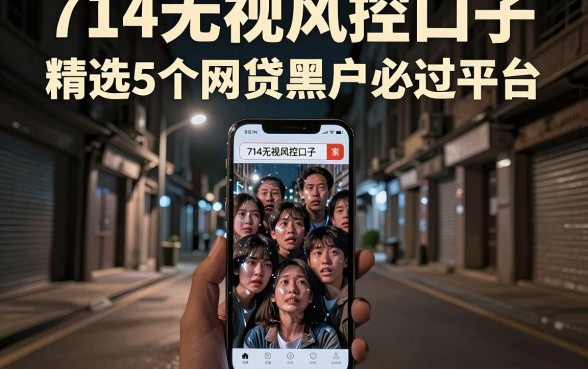 714无视风控口子,精选5个网贷黑户必过平台