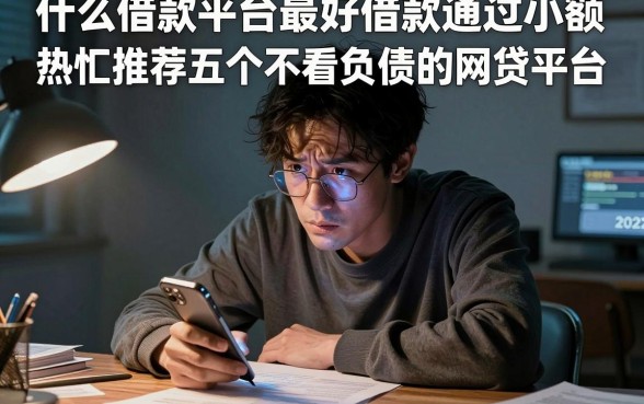 什么借款平台最好借款通过小额，热忱推荐五个不看负债的网贷平台