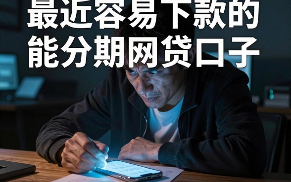 最近容易下款的能分期网贷口子，规整五个看银行流水的网贷口子