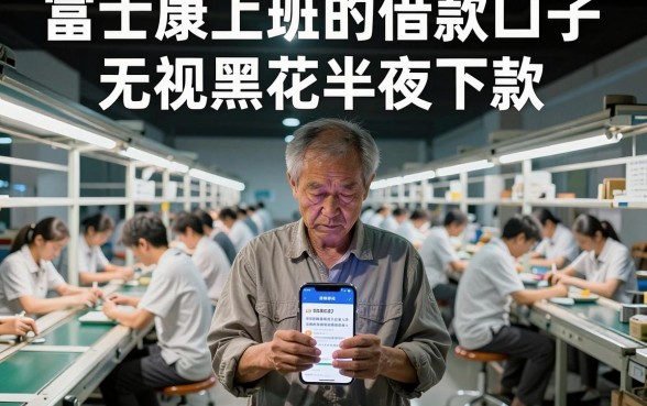富士康上班的借款口子,理出5个无视黑花半夜下款的网贷app