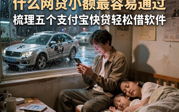 什么网贷小额最容易通过,梳理五个支付宝快贷轻松借软件