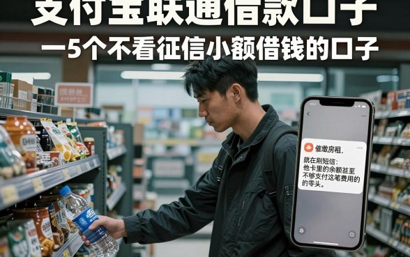 支付宝联通借款口子，揭秘5个不看征信小额借钱的口子