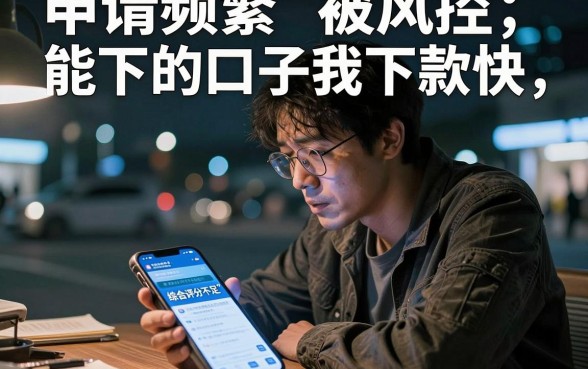 申请频繁被风控能下的口子我下款快，详细阐述5个直接下款的app