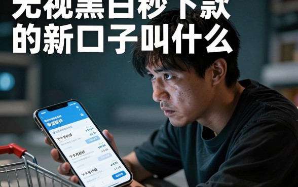 无视黑白秒下款的新口子叫什么,整合五个审贷口子审核加快的软件