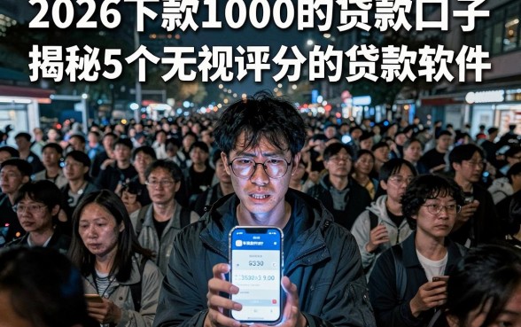 2026下款1000的贷款口子，揭秘5个无视评分的贷款软件