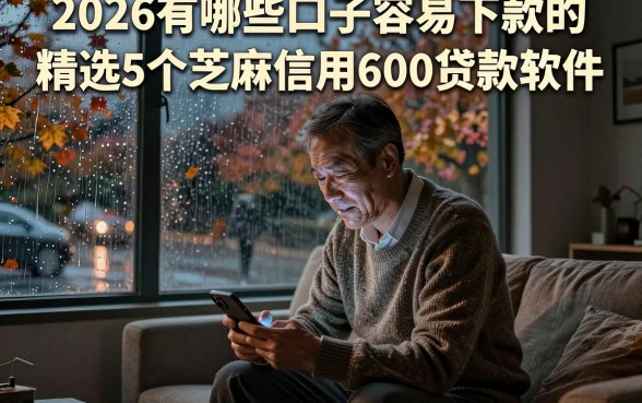 2026有哪些口子容易下款的,精选5个芝麻信用600贷款软件