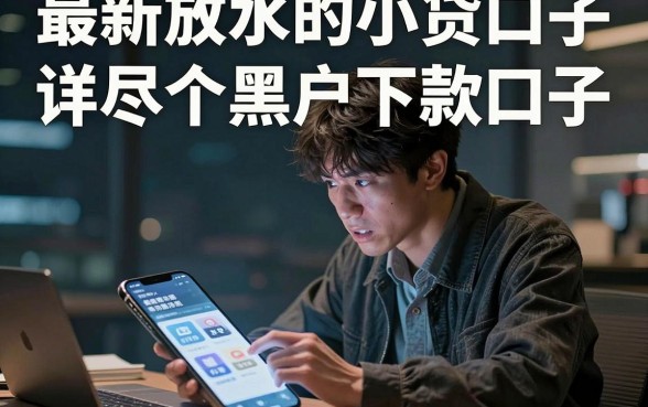 最新放水的小贷口子，详尽说明五个黑户下款口子