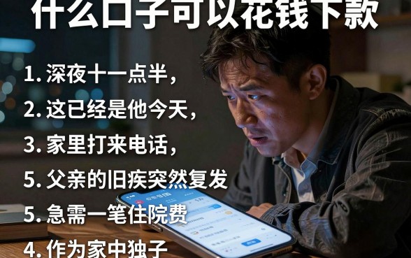 什么口子可以花钱下款，整理五个不看负债的网贷平台
