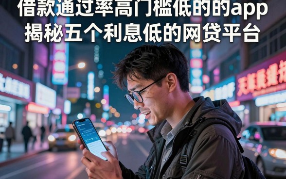 借款通过率高门槛低的的app,揭秘五个利息低的网贷平台