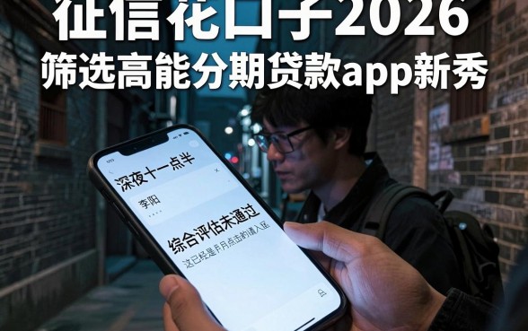 征信花口子2026，筛选五个高能分期贷款app新秀