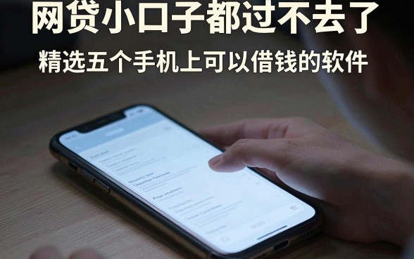 网贷小口子都过不去了，精选五个手机上可以借钱的软件