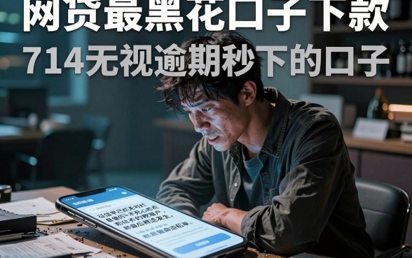 网贷最黑花口子下款，概括五个714无视逾期秒下的口子