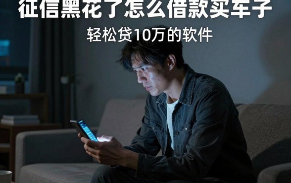 征信黑花了怎么借款买车子,汇整五个轻松贷10万的软件
