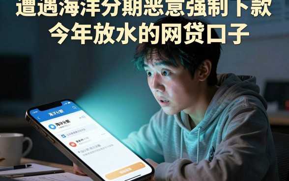 遭遇海洋分期恶意强制下款，详尽说明五个今年放水的网贷口子