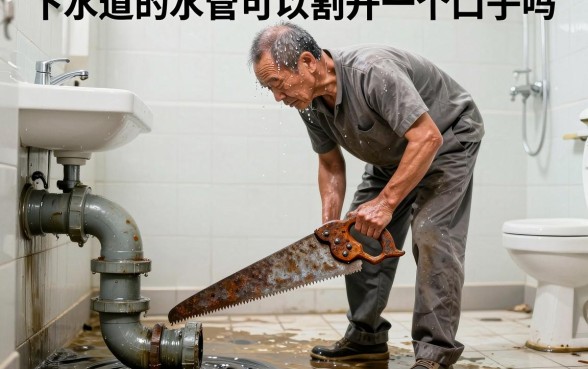 下水道的水管可以割开一个口子吗,罗列五个无视评分的贷款app