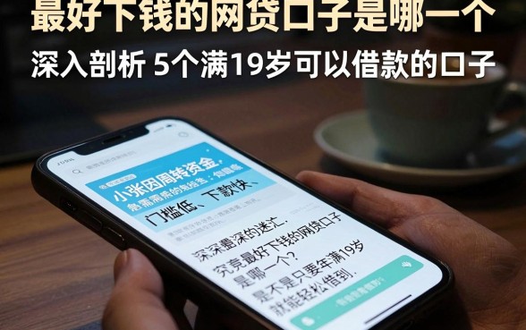 最好下钱的网贷口子是哪一个，深入剖析5个满19岁可以借款的口子