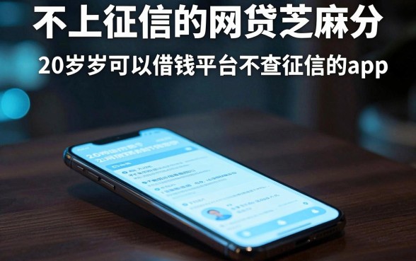 不上征信的网贷芝麻分,枚举五个20岁可以借钱平台不查征信的app