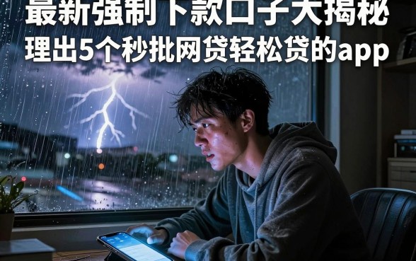 最新强制下款口子大揭秘，理出5个秒批网贷轻松贷的app