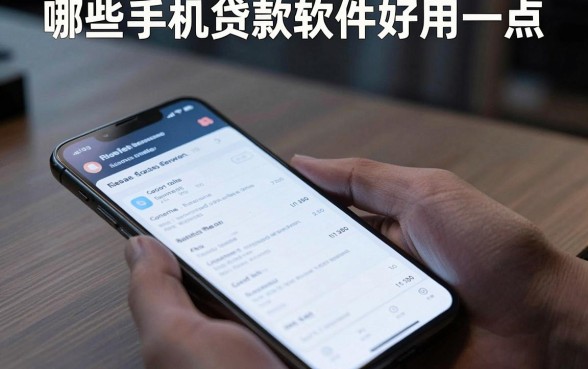 哪些手机贷款软件好用一点，归集五个周周到贷款相同系列的口子