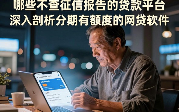 哪些不查征信报告的贷款平台，深入剖析五个分期有额度的网贷软件