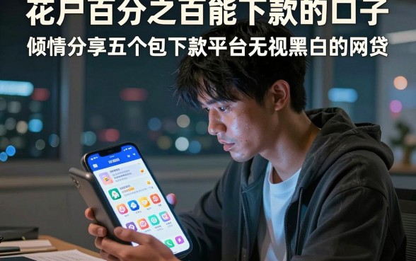 花户百分之百能下款的口子，倾情分享五个包下款平台无视黑白的网贷