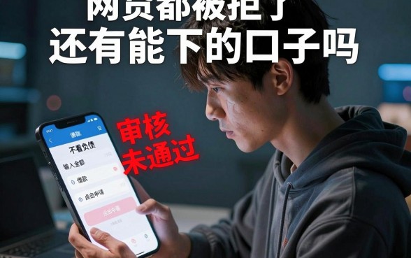网贷都被拒了还有能下的口子吗,整理5个不看负债和征信的平台