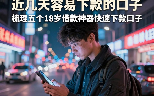 近几天容易下款的口子，梳理五个18岁借款神器快速下款口子