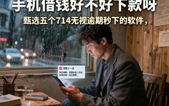 手机借钱好不好下款呀，甄选五个714无视逾期秒下的软件