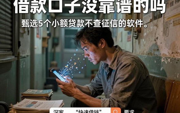 借款口子没靠谱的吗,甄选5个小额贷款不查征信的软件