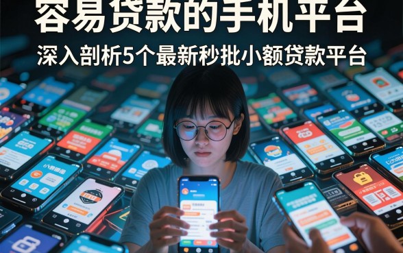 容易贷款的手机平台，深入剖析5个最新秒批小额贷款平台