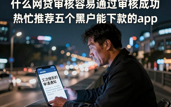 什么网贷审核容易通过审核成功,热忱推荐五个黑户能下款的app
