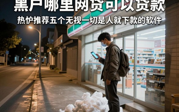黑户哪里网贷可以贷款，热忱推荐五个无视一切是人就下款的软件