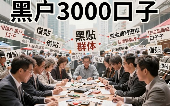黑户3000口子