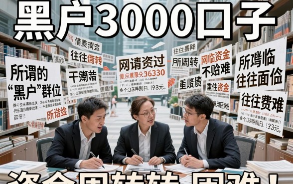 黑户3000口子