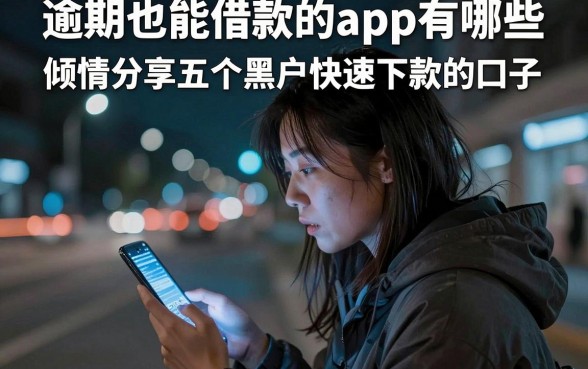 逾期也能借款的app有哪些，倾情分享五个黑户快速下款的口子