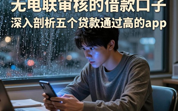 无电联审核的借款口子,深入剖析五个贷款通过高的app