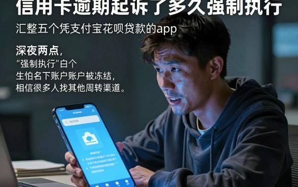 信用卡逾期起诉了多久强制执行，汇整五个凭支付宝花呗贷款的app