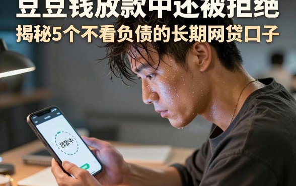 豆豆钱放款中还被拒绝,揭秘5个不看负债的长期网贷口子