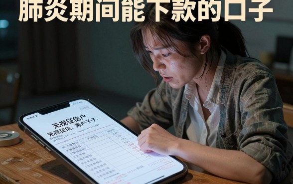 肺炎期间能下款的口子,概览5个无视征信黑户口子