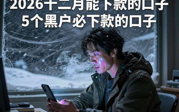 2026十二月能下款的口子,细致阐述5个黑户必下款的口子