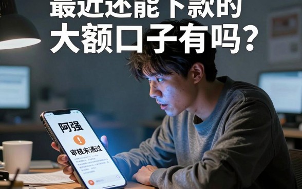 最近还能下款的大额口子有吗,概括5个无视黑白户秒下款口子软件