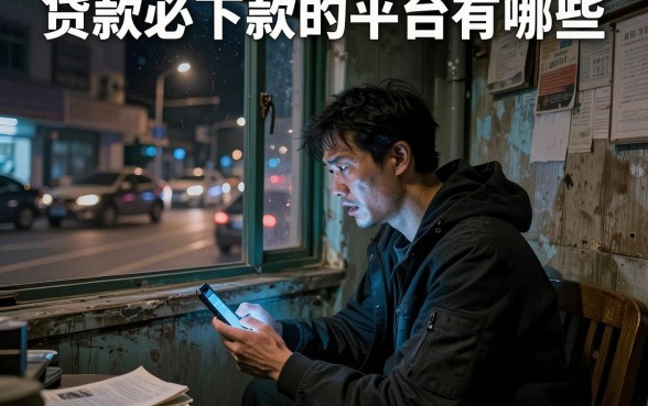 贷款必下款的平台有哪些，陈列5个无视黑户花户必下款口子