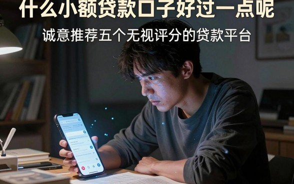 什么小额贷款口子好过一点呢，诚意推荐五个无视评分的贷款平台