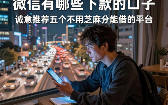 微信有哪些下款的口子,诚意推荐五个不用芝麻分能借的平台