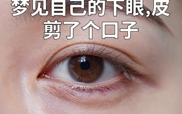 梦见自己的下眼皮剪了个口子,汇总5个APP容易借款1万块的app