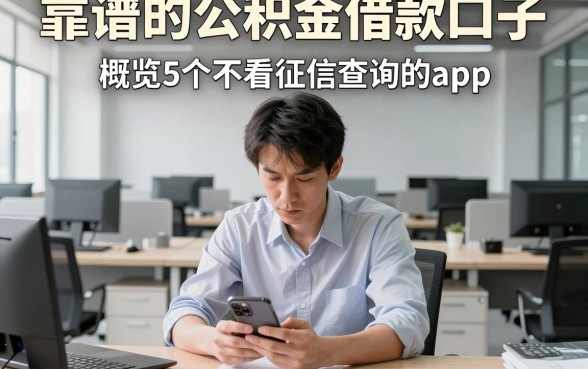 靠谱的公积金借款口子，概览5个不看征信查询的app